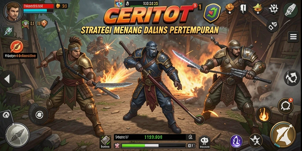 Tampilan gameplay CERITOTO dengan strategi yang menegangkan.