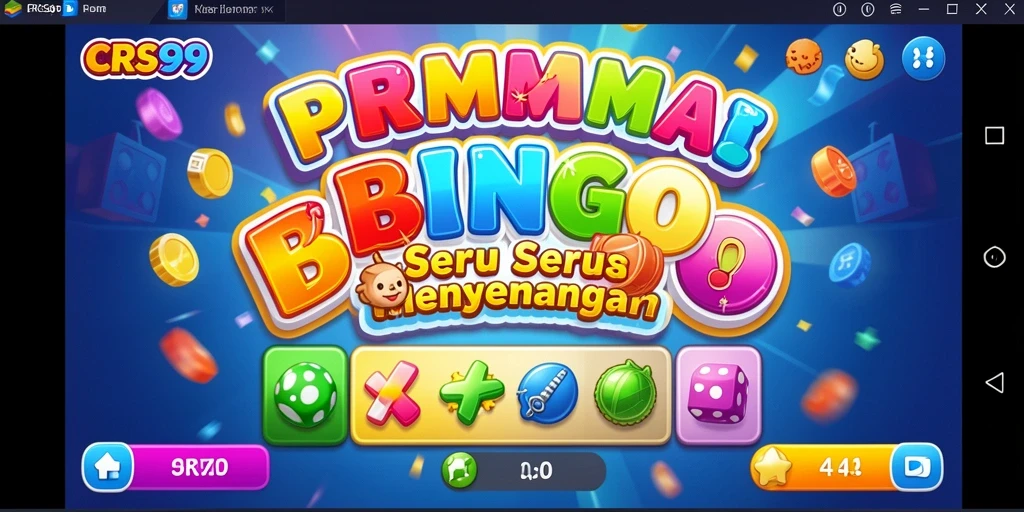 Tampilan gameplay <strong>CRS99</strong> yang menarik dan penuh warna.