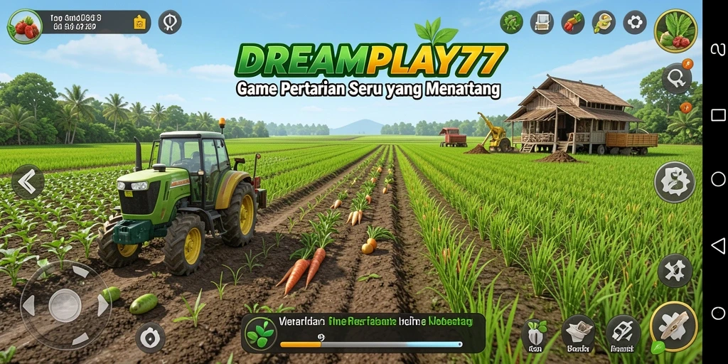 Tangkap momen seru saat bertani di DREAMPLAY77.