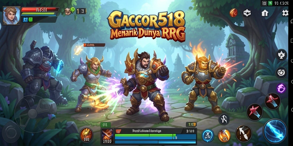 Tampilan gameplay GACOR518 dengan aksi RPG yang mendebarkan.