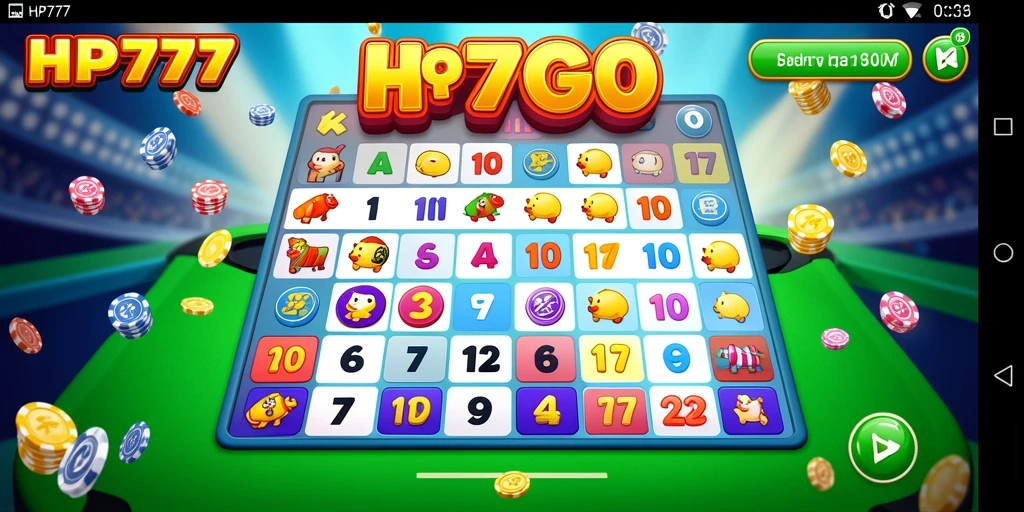Tampilan gameplay seru dari permainan Bingo HP777.