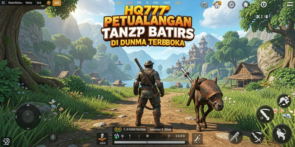 Tampilan menakjubkan dari dunia Open World dalam HQ777.