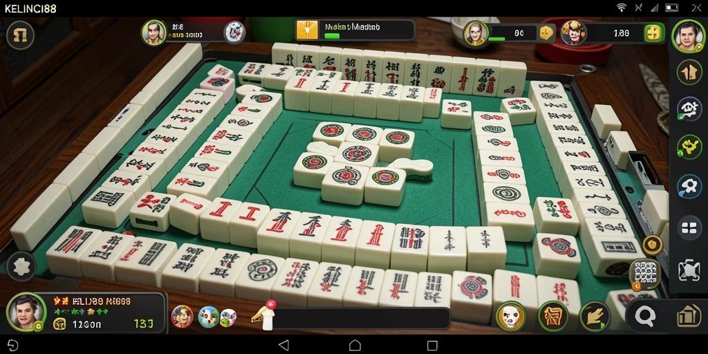 Screenshot gameplay KELINCI88 menampilkan keseruan Mahjong.