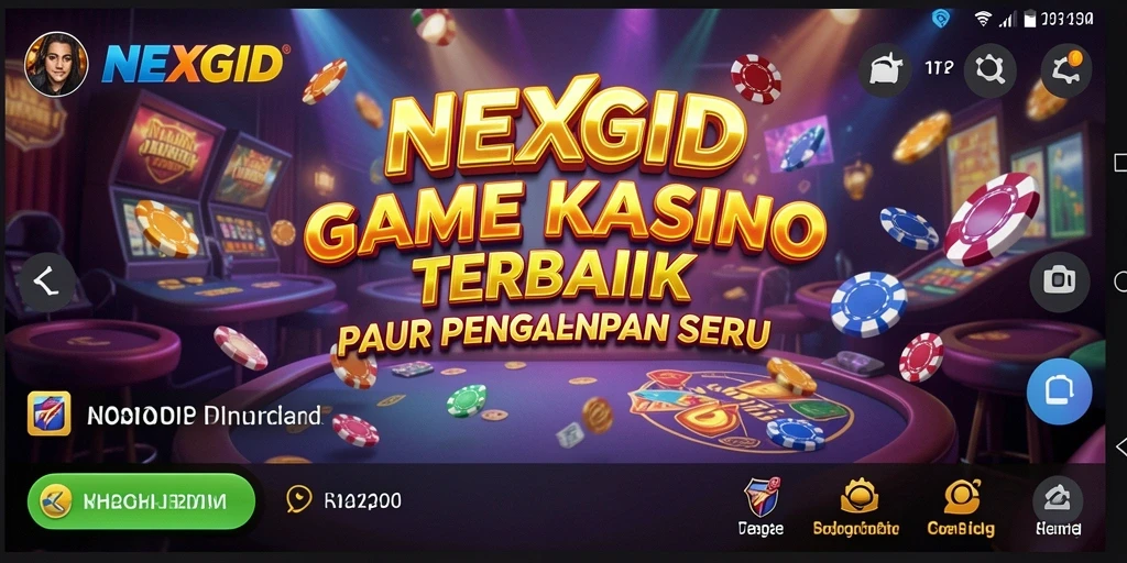 Screenshot utama NEXGID menampilkan gameplay seru di Kasino.