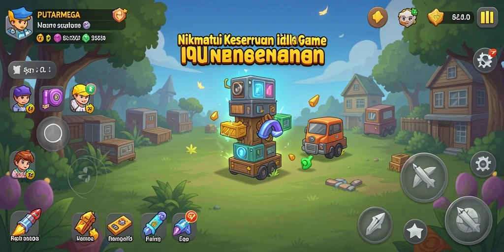 Tampilan gameplay PUTARMEGA yang menarik dan interaktif.
