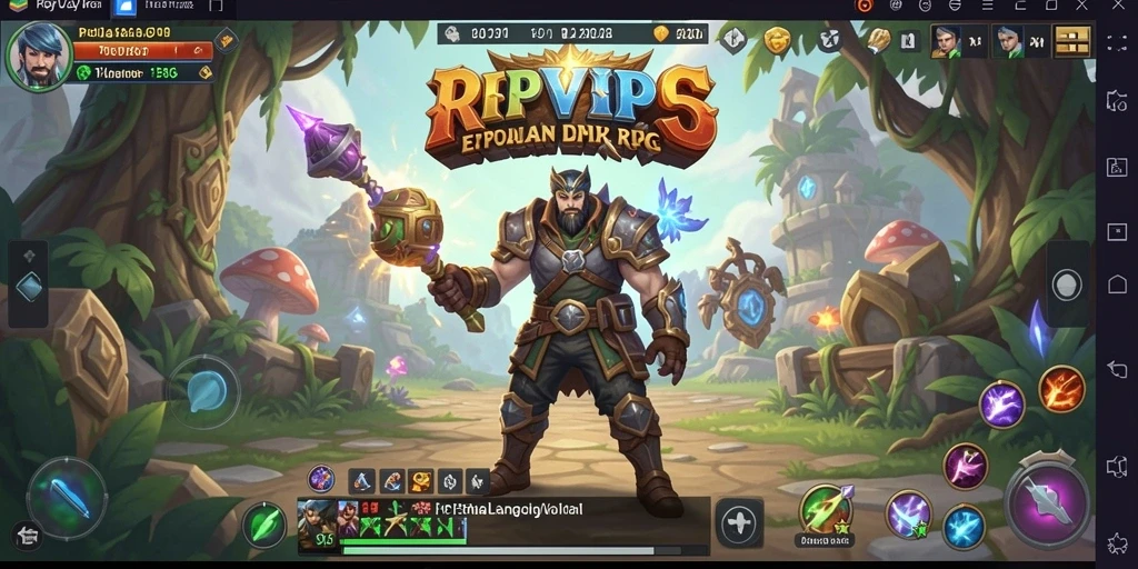 Gameplay RPVIP5 yang memikat dengan pertarungan yang seru.