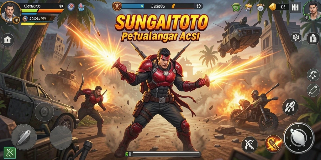 Screenshot gameplay SUNGAITOTO menampilkan aksi seru dan menegangkan.