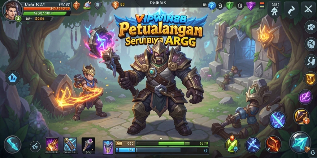 Tampilan gameplay epik dalam <strong>VIPWIN88</strong> yang menampilkan pertarungan seru.